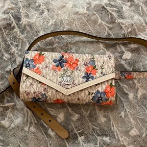 Michael Kors floral fanny pack